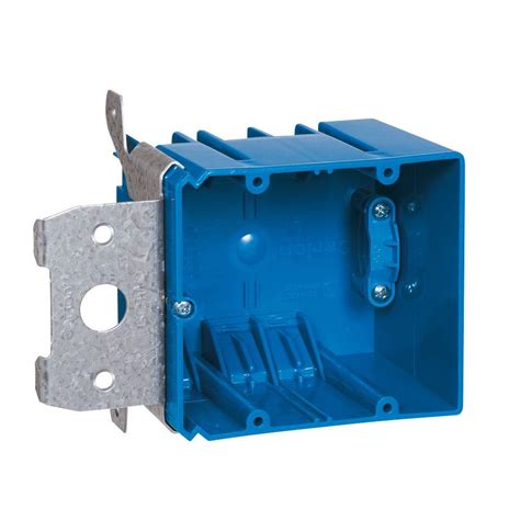 2 gang outlet electrical box home depot|2 gang adjustable electrical box.